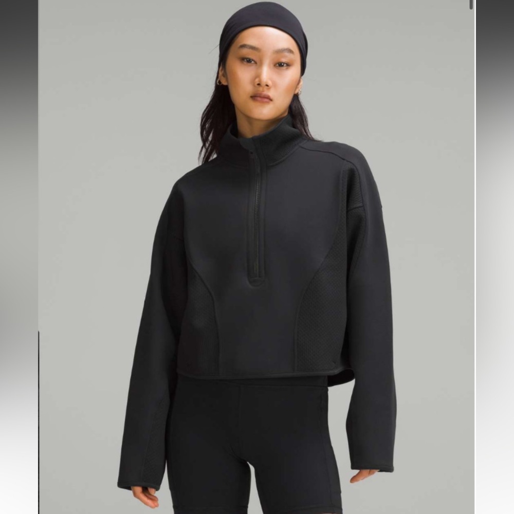 Lululemon Mixed Fabric Half-Zip Pullover